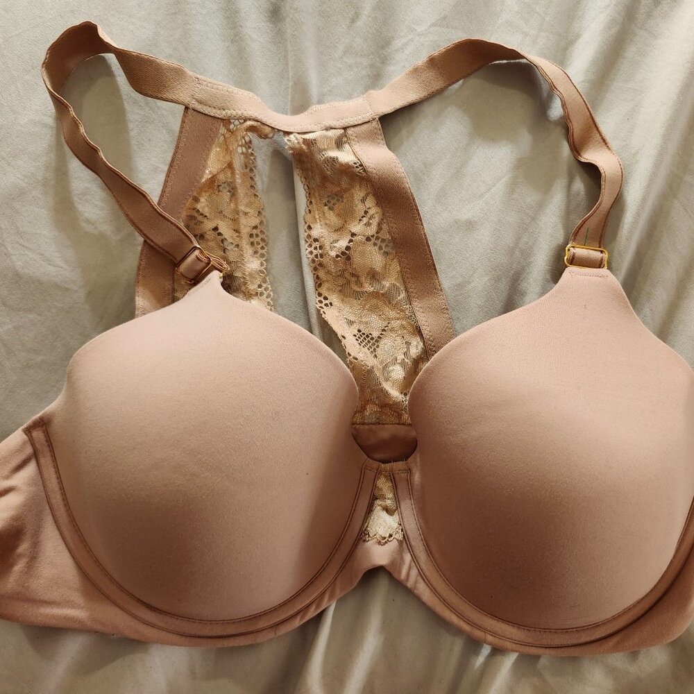 SOMA 40D - EMBRACEABLE RACERBACK BRA - NWOT - TAN/PINK/NUDE